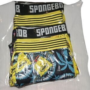 Square Net Graphics SpongeBob Squarepants | Bottoms | 4 Pair Of Boys Sponge Bob Square ...